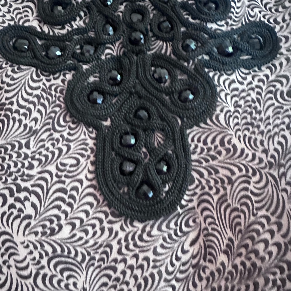 French Connection Women's Moon Moire Cocktail Mini Dress Size 6 - Picture 15 of 17